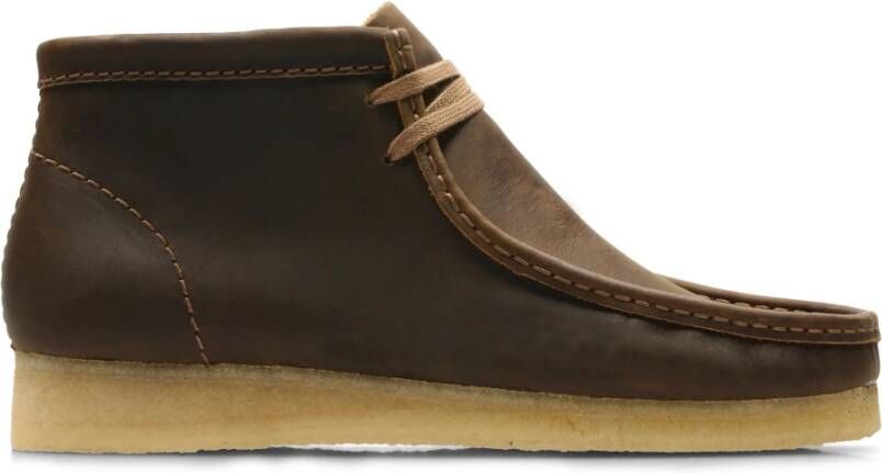 Clarks Stijlvolle Wallabee Laarzen Bruin Heren
