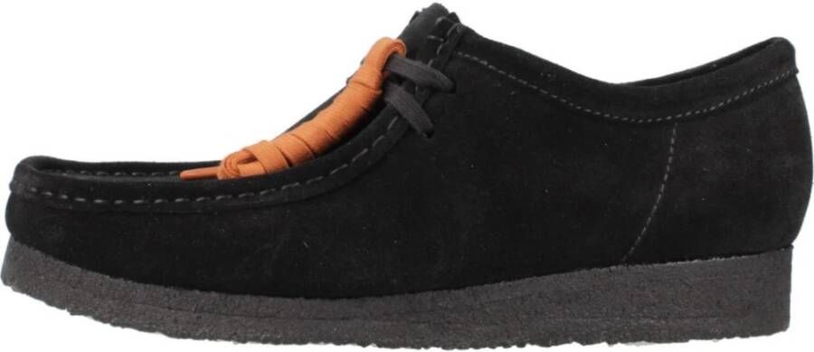 Clarks WALLABEE Vrije tijdsschoenen veterschoen sneakersCasual Zwart - Foto 4