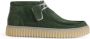 Clarks Suede Herenschoenen Herfst Winter Collectie Green Heren - Thumbnail 2