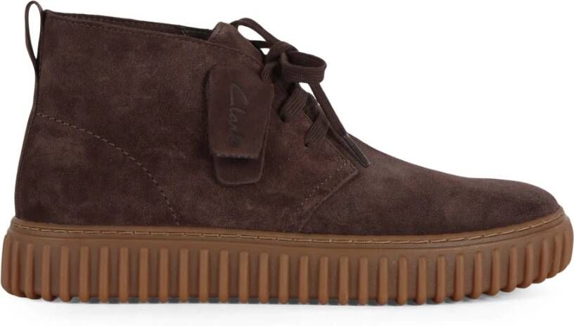 Clarks Suède veterschoenen met leren interieur