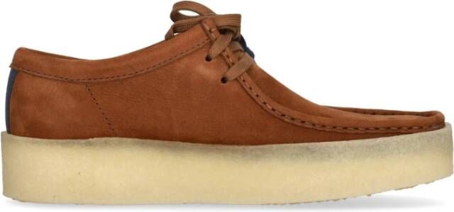 Clarks Tan Nubuck Lifestyle Schoen Brown Heren
