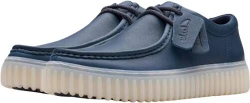 Clarks Blauwe Torhill Lo Sneakers Blue Heren