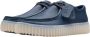 Clarks Blauwe Torhill Lo Sneakers Blue Heren - Thumbnail 1