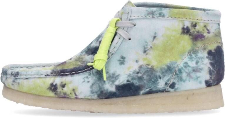 Clarks Turquoise Tie Dye Wallabee Boot