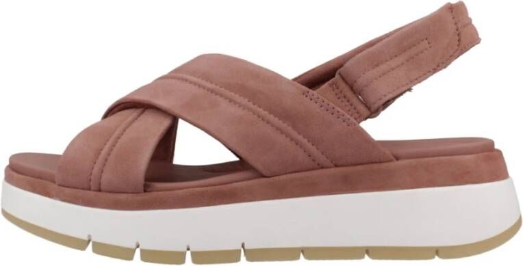 Clarks Sandalen Tuscan Cross sandalette flats zomerschoen met plateausool - Foto 2