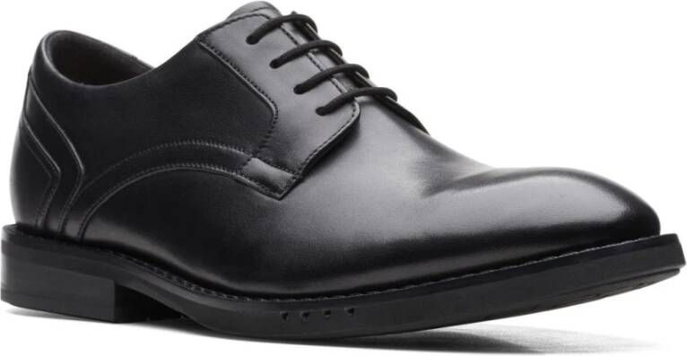 Clarks Zwarte Kant Formele Zakelijke Schoenen Black Heren