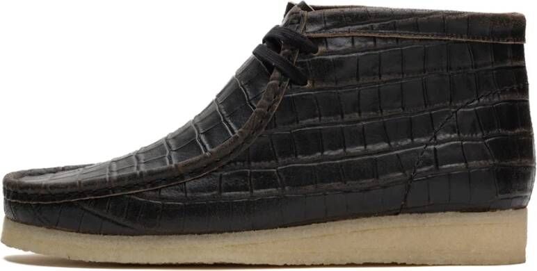 Clarks Wallabee Boot Crocodile Distress