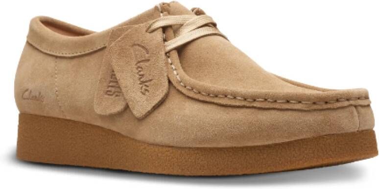 Clarks Wallabee EVO Schoenen Beige Dames