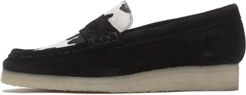 Clarks Wallabee Loafer Black Dames