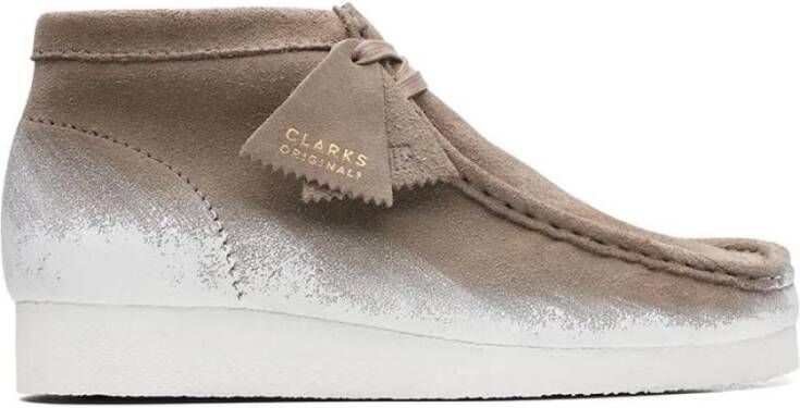 Clarks Wallabee Suede Chukka Laarzen Bruin Beige Heren