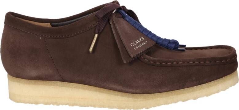 Clarks Lage Schoenen Brown Heren