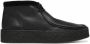 Clarks Zwarte Leren Mocassin Lifestyle Schoen Black Heren - Thumbnail 7