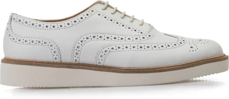 Clarks Witte Brogue Damesschoenen White Dames