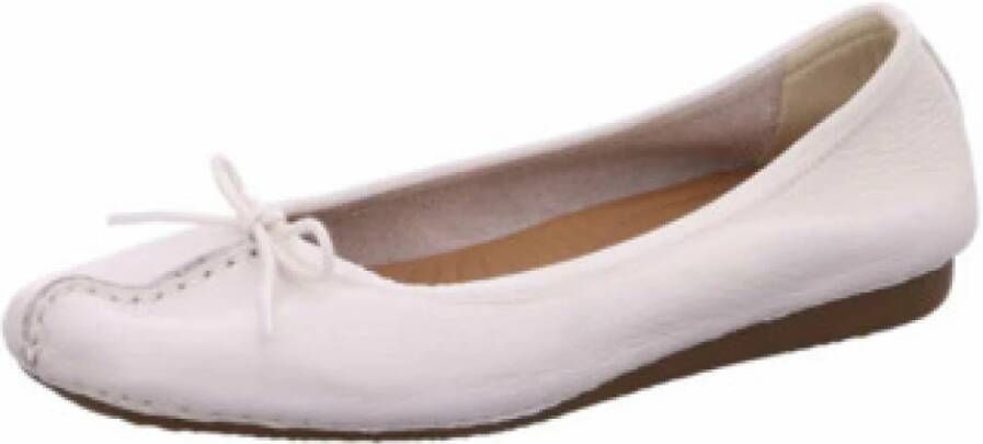 Clarks Damesschoenen Freckle Ice D white leather - Foto 2