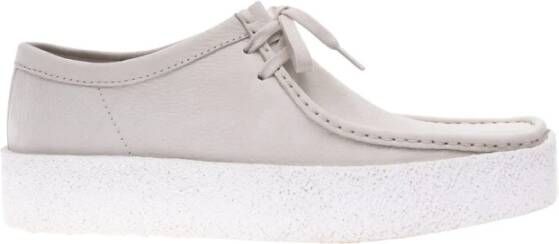 Clarks Witte Wallabee Cup bootschoenen White Heren