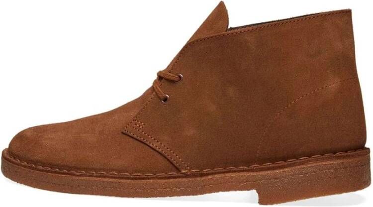 Clarks Woestijnlaars in Cola Suède