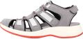 Clarks Solan Sail Combi Flat Sandalen - Grijs