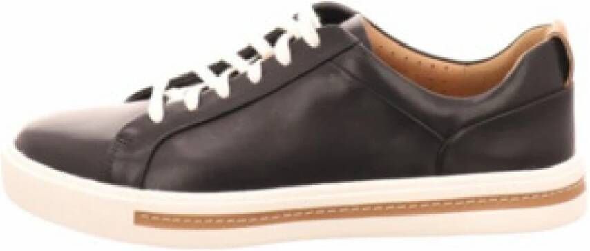 Clarks Zwarte damessneaker comfortabel en veelzijdig