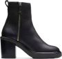 Clarks Zwarte enkellaarsjes voor vrouwen Black Dames - Thumbnail 2