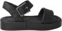Clarks Sandalen Alda Strap sandaal flats met plateausool - Thumbnail 1