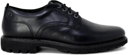 Clarks Leren instappers met veters Black Heren