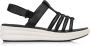 Clarks Zwarte Sandalen Drift Ease Stijl Black Dames - Thumbnail 2