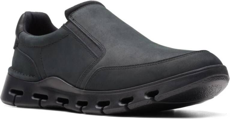 Clarks Zwarte sport sneakers voor heren Black Heren