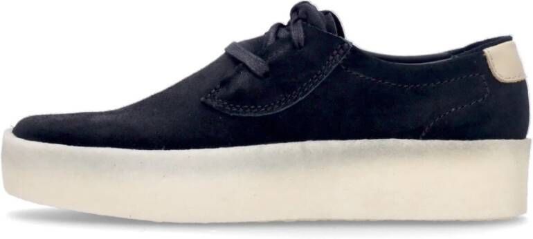 Clarks Zwarte Suède Mocassin Lifestyle Schoen Black Heren