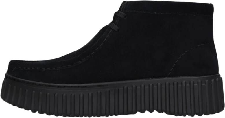 CLARKS ORIGINALS Zwarte Clarks Veterschoenen Torhill Moss Dames - Foto 5