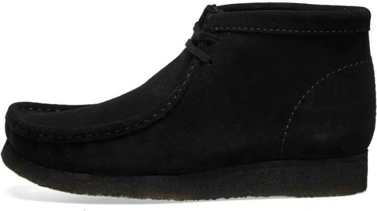 Clarks Zwarte Suede Wallabee Laars Black Heren