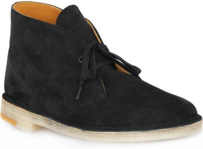 Clarks desert boot zwart heren sales