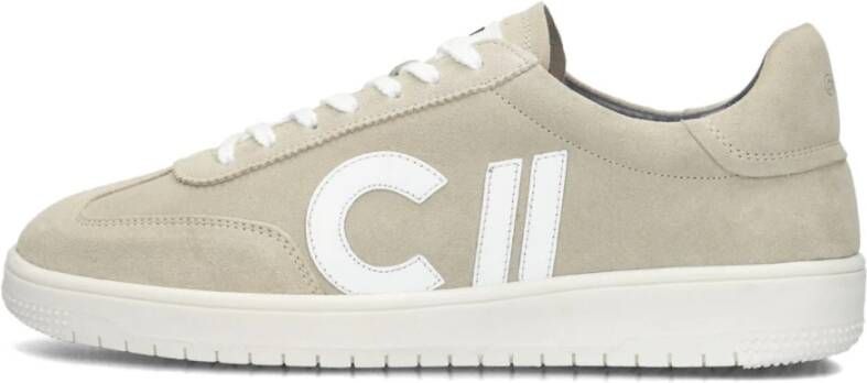 CLAY Lage Sneakers Heren Cl124h251 Maat: 42 Materiaal: Suède Kleur: Beige