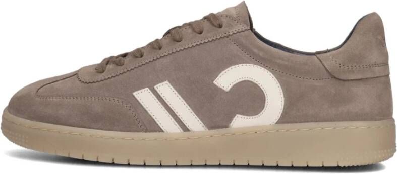 CLAY Lage Sneakers Heren Cl124h521 Maat: 41 Materiaal: Suède Kleur: Beige