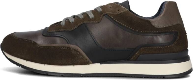 Clay Cl124h540 Sneakers Heren Leren Sneaker Bruin - Foto 2