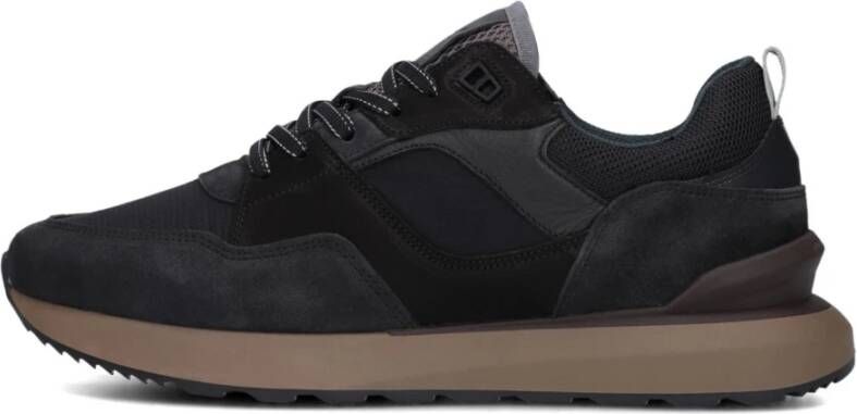 CLAY Lage Sneakers Heren 13833 Maat: 46 Materiaal: Nubuck Kleur: Zwart - Foto 2