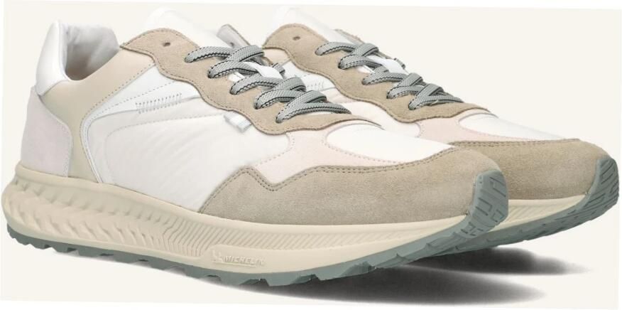 CLAY Lage Sneakers Heren 13655 Maat: 40 Materiaal: Leer Kleur: Wit - Foto 3