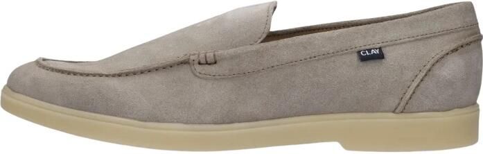 CLAY Loafers Heren Tivoli-09 Maat: 42 Materiaal: Suède Kleur: Taupe - Foto 4