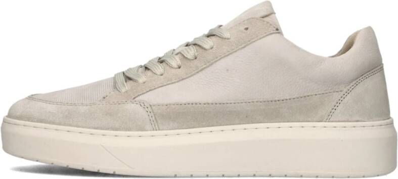 Clay Enzo Sneakers Heren Leren Sneaker Grijs - Foto 2