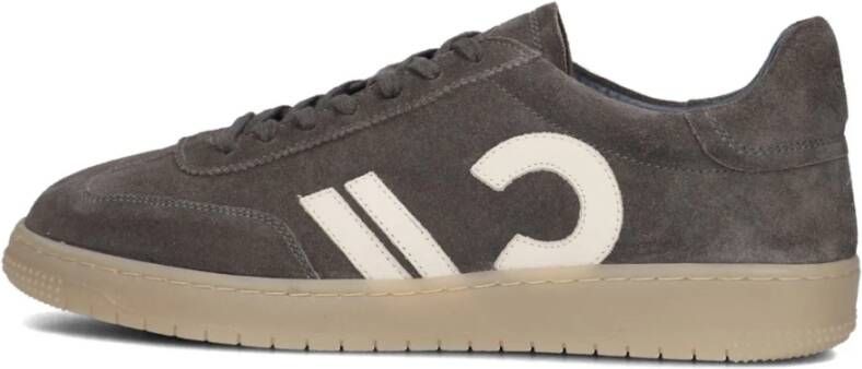 CLAY Lage Sneakers Heren Cl124h521 Maat: 45 Materiaal: Suède Kleur: Grijs - Foto 2