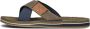 Clay Groene Leren Heren Slippers - Thumbnail 2