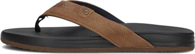 Clay Heren Leren Slippers