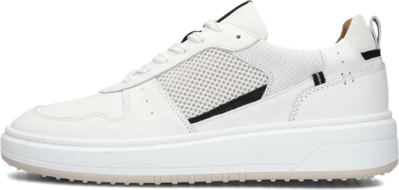 Clay Abel-12 Sneakers Heren Leren Sneaker Wit - Foto 2