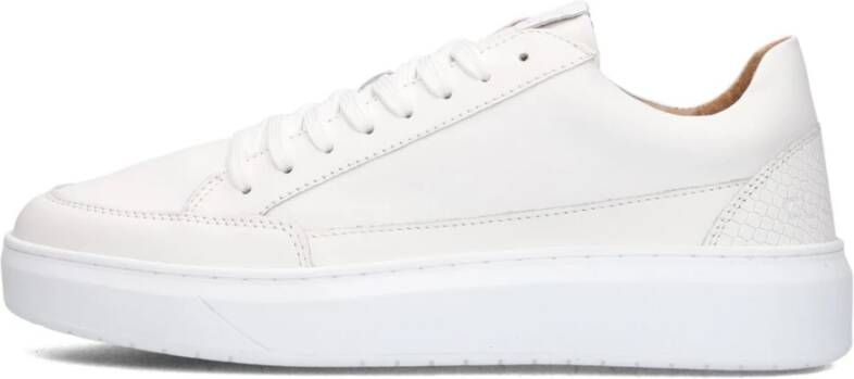 CLAY Lage Sneakers Heren Enzo Maat: 41 Materiaal: Leer Kleur: Wit