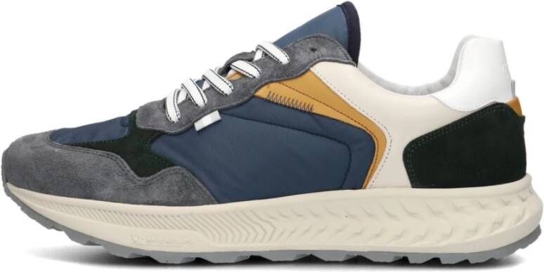 CLAY Lage Sneakers Heren 13655 Maat: 46 Materiaal: Leer Kleur: Blauw - Foto 2