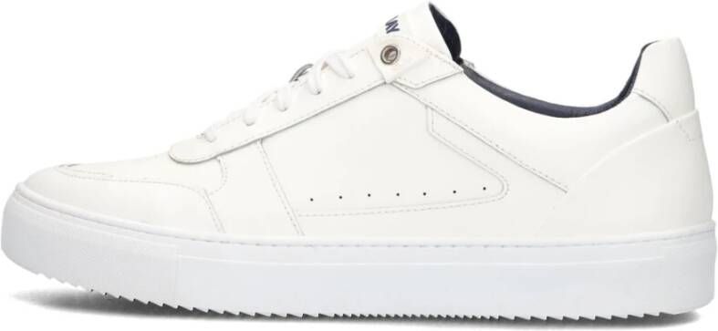 CLAY Lage Sneakers Heren Cl124h338 Maat: 45 Materiaal: Leer Kleur: Wit - Foto 2