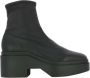 Clergerie Elegante Elastische Leren Enkellaars - Thumbnail 1