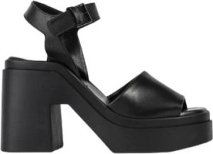 Clergerie Flat Sandals Zwart Dames