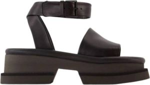 Clergerie Flat Sandals Zwart Dames