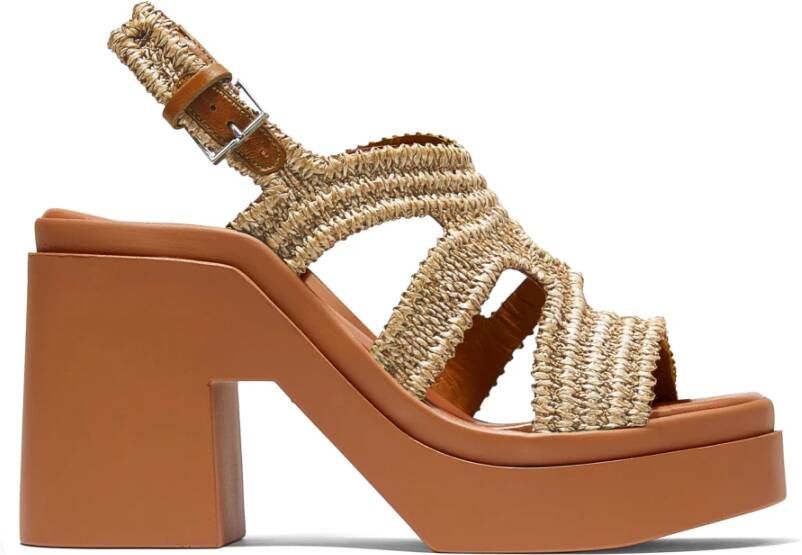 Clergerie High Heel Sandals Beige Dames