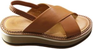 Clergerie Leather Freedom3 Sandaal Bruin Dames
